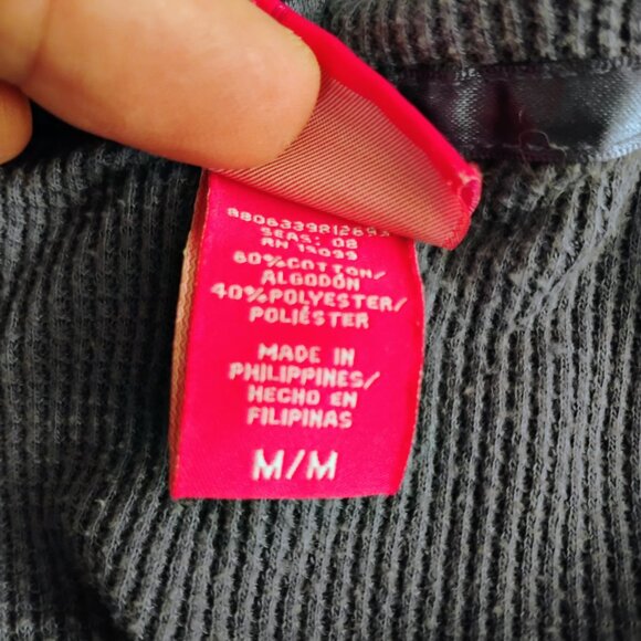 Blue Short Sleeve Knitted V-Neck Hoodie with Front Pocket - Picture 6 of 6